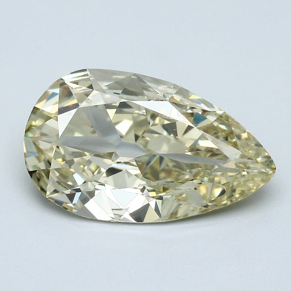 3.76 Carat Pear Shape Natural Mined Diamond Fancy Yellow Brown Color VS1 Clarity With GIA Certificate, natural diamonds, precious stones, engagement diamonds