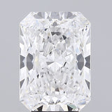 Lab-Grown 5.17 Carat Radiant Cut Diamond color E Clarity VVS2 With GIA Certificate, precious stones, engagement diamonds