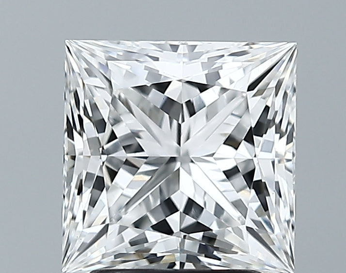 Lab-Grown 2.31 Carat Princess Cut Diamond color E Clarity VS1 With GIA Certificate, precious stones, engagement diamonds