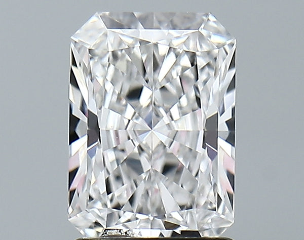 Lab-Grown 1.66 Carat Radiant Cut Diamond color E Clarity VS1 With GIA Certificate, precious stones, engagement diamonds