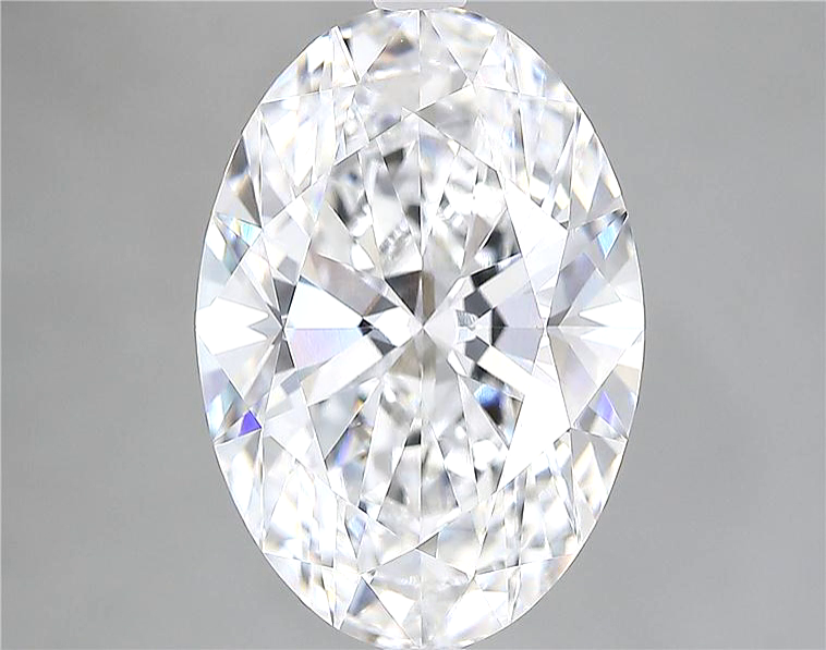 Lab-Grown 4.14 Carat Oval Shape Diamond color D Clarity VVS2 With GIA Certificate, precious stones, engagement diamonds