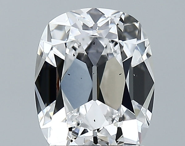 Lab-Grown 2.00 Carat Antique Cushion Cut Diamond color D Clarity SI1 With GIA Certificate, precious stones, engagement diamonds