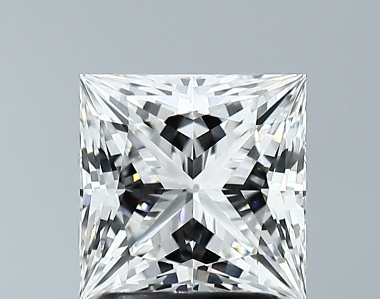 Lab-Grown 1.97 Carat Princess Cut Diamond color F Clarity VS1, precious stones, engagement diamonds