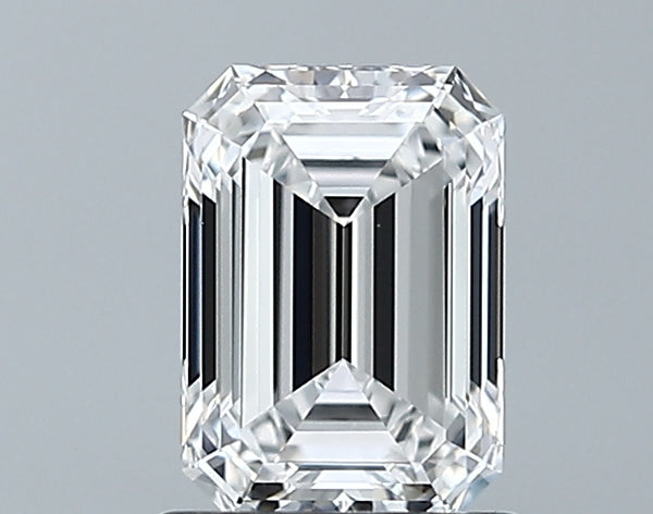 Lab-Grown 0.96 Carat Emerald Cut Diamond color E Clarity VS1, precious stones, engagement diamonds