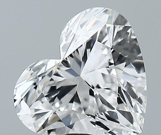 Lab-Grown 2.07 Carat Heart Shape Diamond color D Clarity VS1 With GIA Certificate, precious stones, engagement diamonds