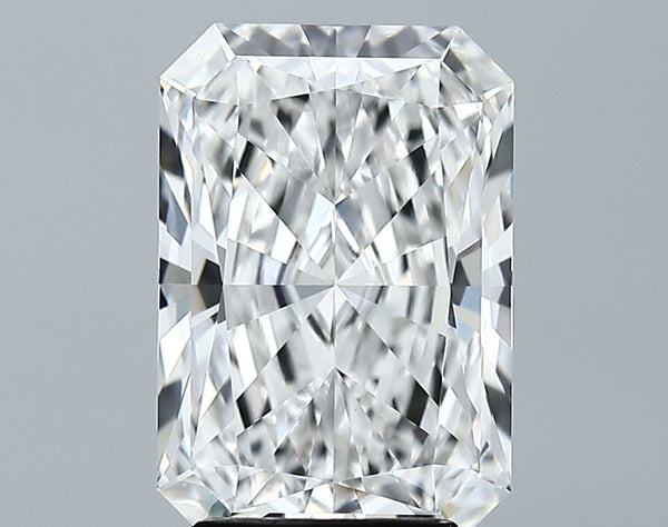 Lab-Grown 3.61 Carat Radiant Cut Diamond color E Clarity VVS2 With GIA Certificate, precious stones, engagement diamonds