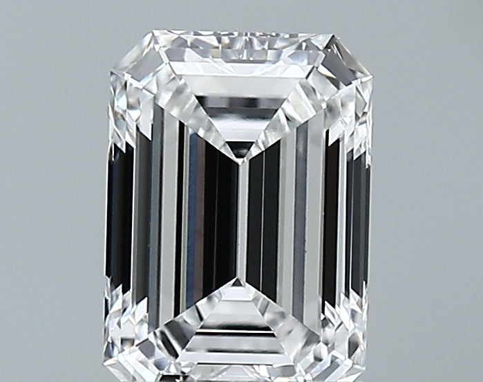 Lab-Grown 1.59 Carat Emerald Cut Diamond color E Clarity VVS2 With GIA Certificate, precious stones, engagement diamonds