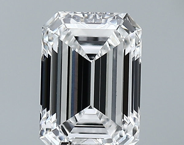 Lab-Grown 1.59 Carat Emerald Cut Diamond color E Clarity VVS2 With GIA Certificate, precious stones, engagement diamonds