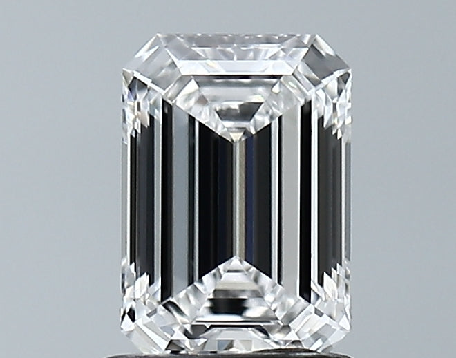 Lab-Grown 1.01 Carat Emerald Cut Diamond color D Clarity VVS2 With GIA Certificate, precious stones, engagement diamonds