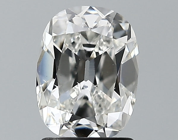 Lab-Grown 1.50 Carat Antique Cushion Cut Diamond color F Clarity SI1 With GIA Certificate, precious stones, engagement diamonds