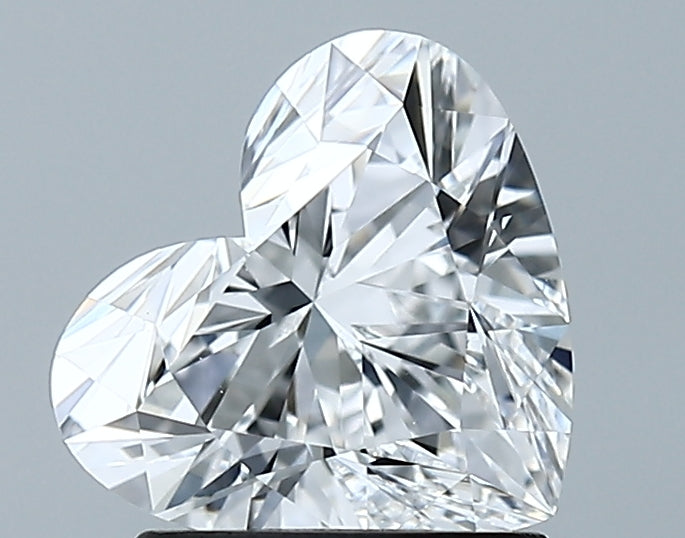 Lab-Grown 1.52 Carat Heart Shape Diamond color D Clarity VS1 With GIA Certificate, precious stones, engagement diamonds