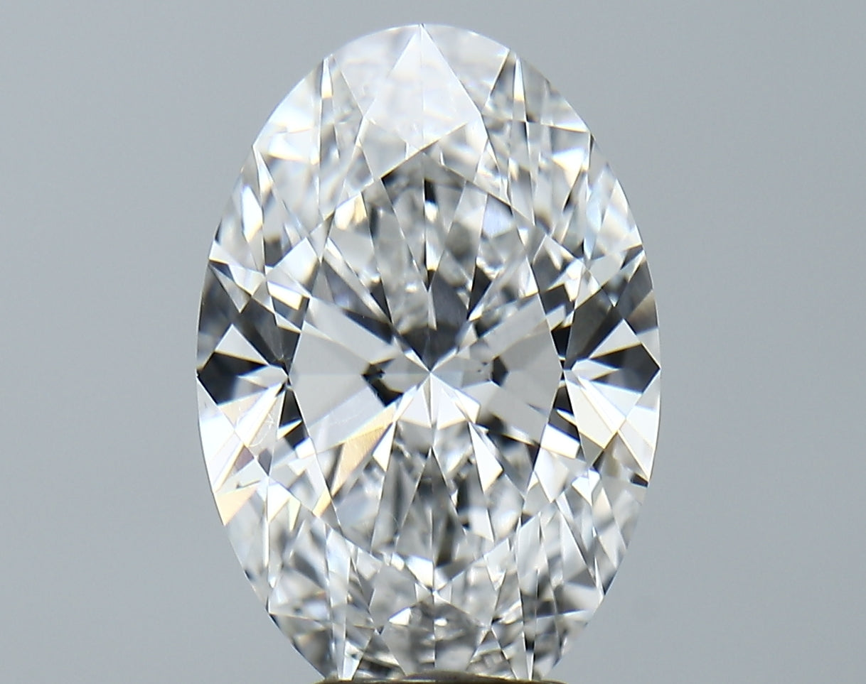 Lab-Grown 5.34 Carat Oval Shape Diamond color E Clarity VVS2 With GIA Certificate, precious stones, engagement diamonds