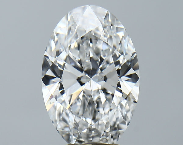 Lab-Grown 5.34 Carat Oval Shape Diamond color E Clarity VVS2 With GIA Certificate, precious stones, engagement diamonds