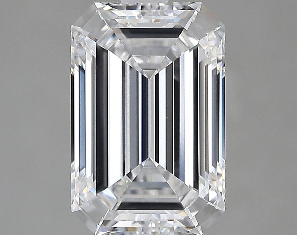 Lab-Grown 2.22 Carat Emerald Cut Diamond color E Clarity VS1 With GIA Certificate, precious stones, engagement diamonds