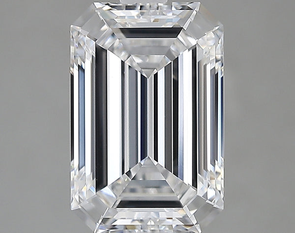Lab-Grown 2.22 Carat Emerald Cut Diamond color E Clarity VS1 With GIA Certificate, precious stones, engagement diamonds