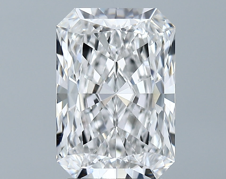 Lab-Grown 3.07 Carat Radiant Cut Diamond color E Clarity VVS2, precious stones, engagement diamonds