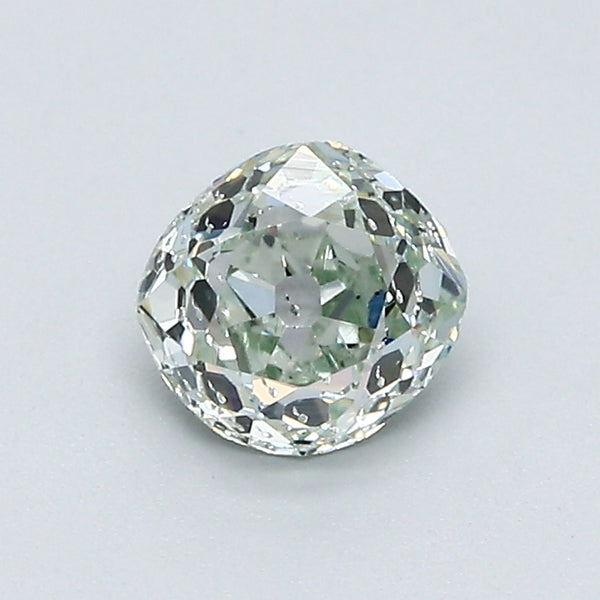 0.74 Carat Old Miner Cut Estate Natural Mined Diamond Fancy Light  Green Color SI1 Clarity With GIA Certificate, natural diamonds, precious stones, engagement diamonds