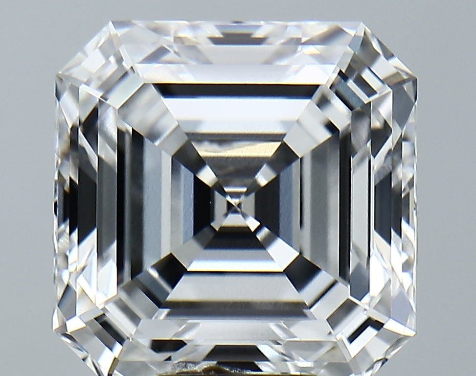 Lab-Grown 7.65 Carat Asscher Cut Diamond color E Clarity VVS2 With GIA Certificate, precious stones, engagement diamonds