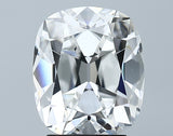 Lab-Grown 3.19 Carat Antique Cushion Cut Diamond color E Clarity VS2 With GIA Certificate, precious stones, engagement diamonds