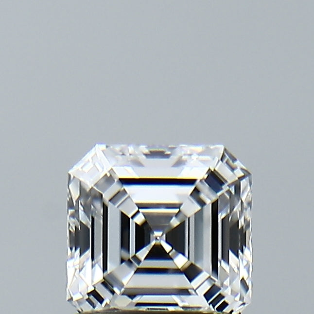 Lab-Grown 1.02 Carat Asscher Cut Diamond color D Clarity VVS1, precious stones, engagement diamonds