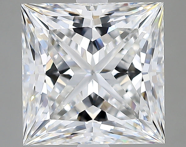 Lab-Grown 4.01 Carat Princess Cut Diamond color E Clarity VVS2 With GIA Certificate, precious stones, engagement diamonds