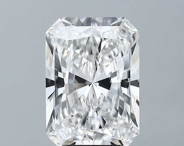 Lab-Grown 4.12 Carat Radiant Cut Diamond color E Clarity VVS2 With GIA Certificate, precious stones, engagement diamonds