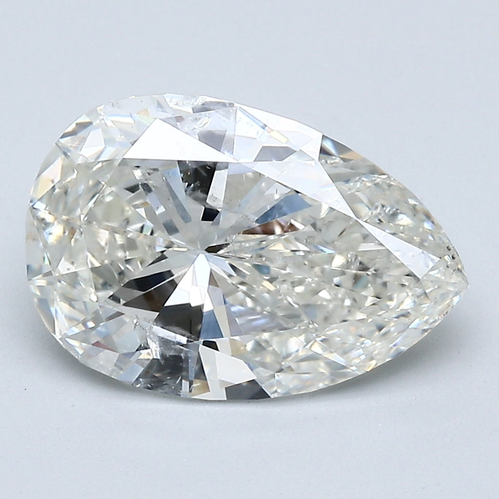 2.85 Carat Pear Shape Natural Mined Diamond I Color I1 Clarity With GIA Certificate, natural diamonds, precious stones, engagement diamonds