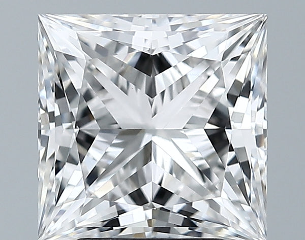 Lab-Grown 3.53 Carat Princess Cut Diamond color E Clarity VS1 With GIA Certificate, precious stones, engagement diamonds