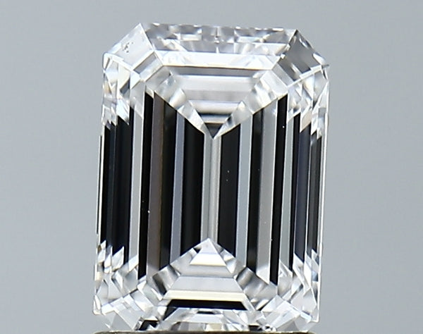 Lab-Grown 1.56 Carat Emerald Cut Diamond color D Clarity VVS1 With GIA Certificate, precious stones, engagement diamonds