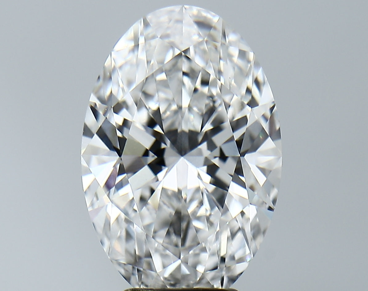 Lab-Grown 5.25 Carat Oval Shape Diamond color E Clarity VVS2 With GIA Certificate, precious stones, engagement diamonds