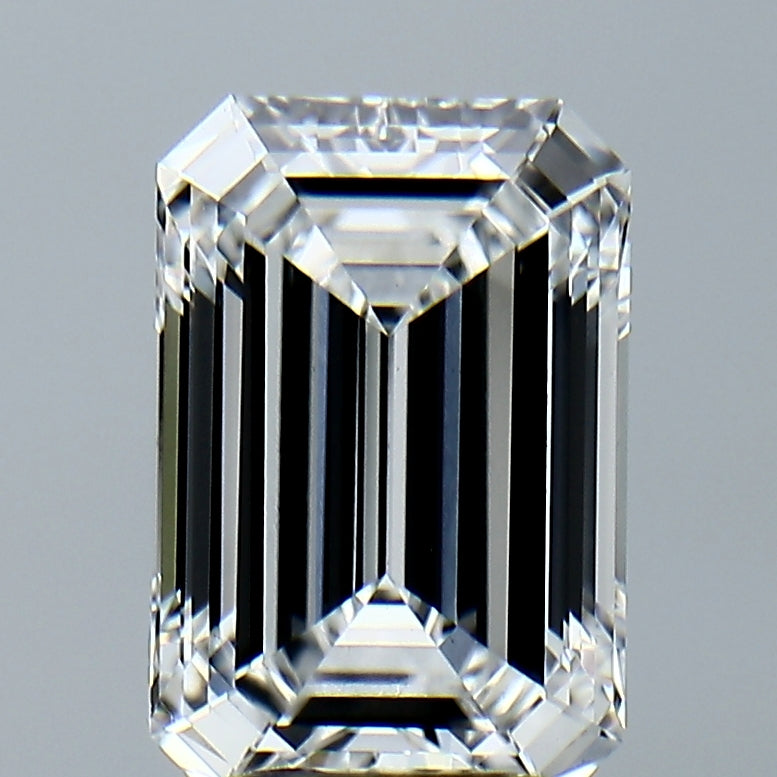Lab-Grown 3.26 Carat Emerald Cut Diamond color E Clarity VS1, precious stones, engagement diamonds