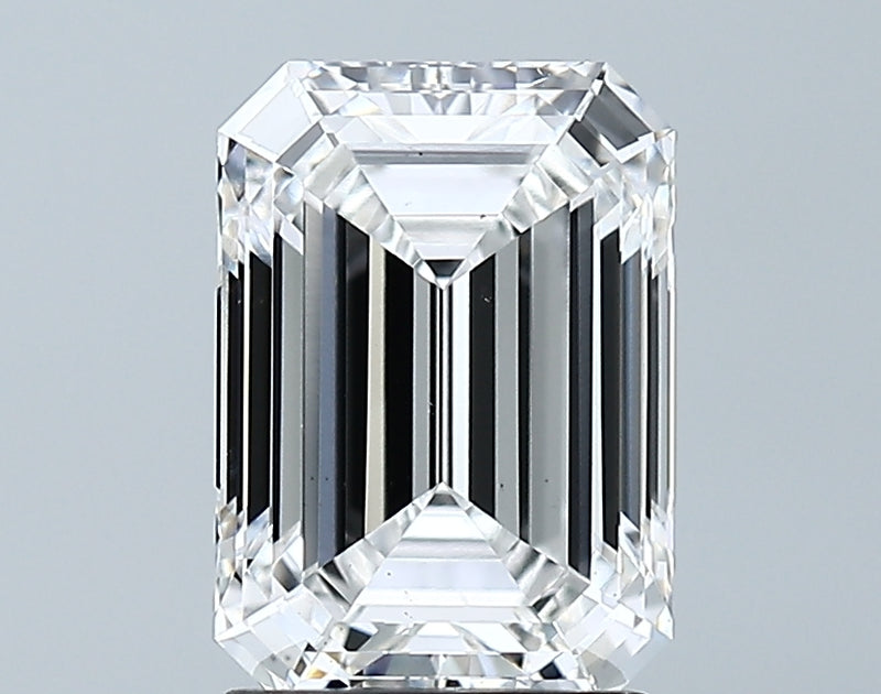 Lab-Grown 2.11 Carat Emerald Cut Diamond color E Clarity VS2 With GIA Certificate, precious stones, engagement diamonds