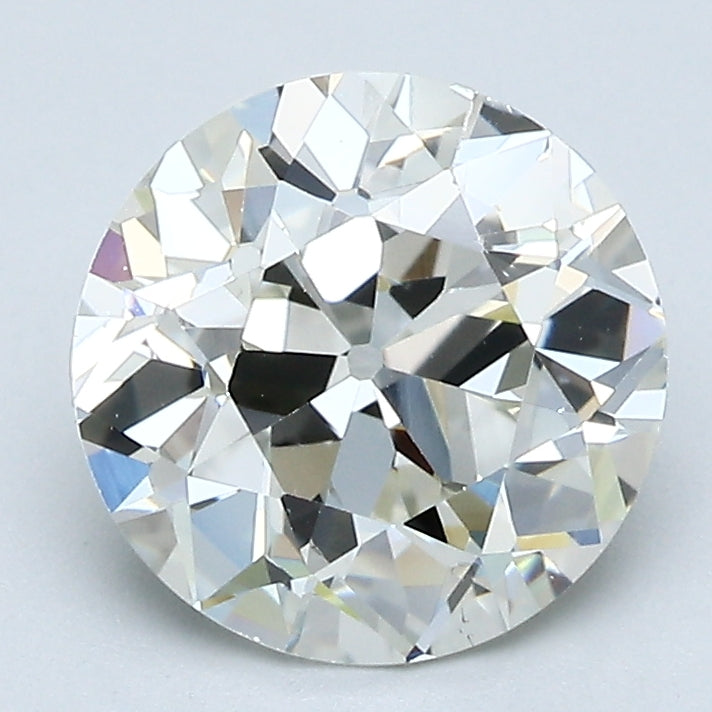 2.88 Carat Old European Cut Diamond color J Clarity VS2, natural diamonds, precious stones, engagement diamonds