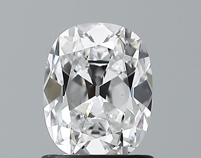 Lab-Grown 0.91 Carat Antique Cushion Cut Diamond color D Clarity SI1, precious stones, engagement diamonds