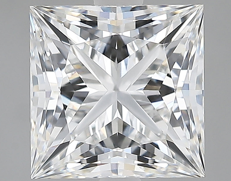 Lab-Grown 2.55 Carat Princess Cut Diamond color E Clarity VVS2, precious stones, engagement diamonds