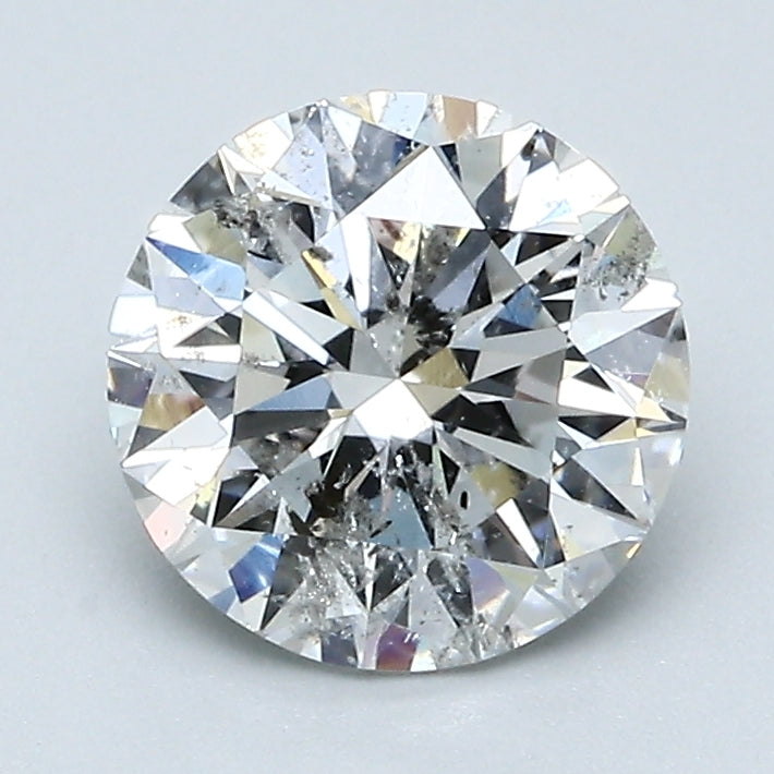 1.76 Carat Round Brilliant Natural Mined Diamond F Color I2 Clarity With GIA Certificate, natural diamonds, precious stones, engagement diamonds
