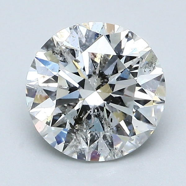 1.76 Carat Round Brilliant Natural Mined Diamond F Color I2 Clarity With GIA Certificate, natural diamonds, precious stones, engagement diamonds