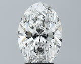 Lab-Grown 3.63 Carat Oval Shape Diamond color E Clarity VS2 With GIA Certificate, precious stones, engagement diamonds