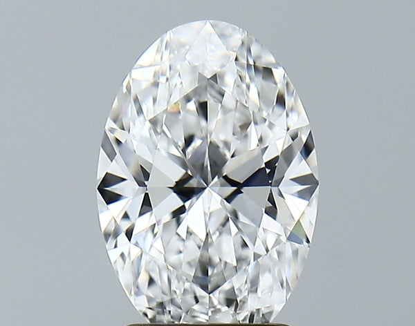 Lab-Grown 2.22 Carat Oval Shape Diamond color E Clarity VVS2 With GIA Certificate, precious stones, engagement diamonds