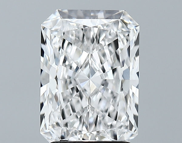 Lab-Grown 2.66 Carat Radiant Cut Diamond color E Clarity VVS2 With GIA Certificate, precious stones, engagement diamonds