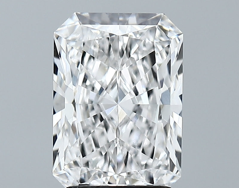 Lab-Grown 2.66 Carat Radiant Cut Diamond color E Clarity VVS2 With GIA Certificate, precious stones, engagement diamonds