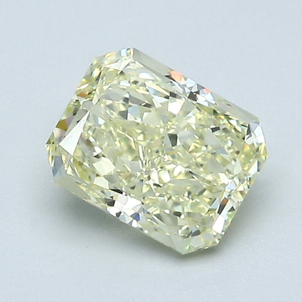 1.22 Carat Radiant Cut Natural Mined Diamond Fancy Light  Yellow Color IF Clarity With GIA Certificate, natural diamonds, precious stones, engagement diamonds