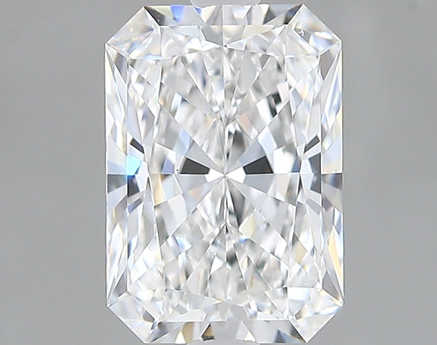 Lab-Grown 1.86 Carat Radiant Cut Diamond color D Clarity VS1, precious stones, engagement diamonds