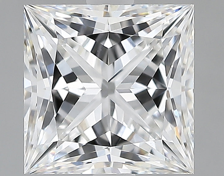 Lab-Grown 2.17 Carat Princess Cut Diamond color E Clarity VVS2, precious stones, engagement diamonds