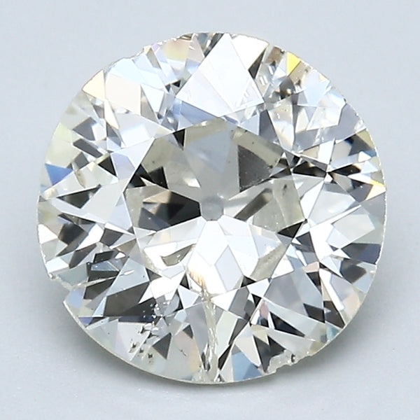 2.12 Carat Old European Cut Diamond color L Clarity I1, natural diamonds, precious stones, engagement diamonds