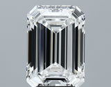 Lab-Grown 4.55 Carat Emerald Cut Diamond color E Clarity VVS2 With GIA Certificate, precious stones, engagement diamonds