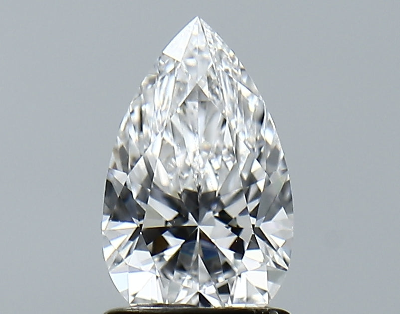 Lab-Grown 1.13 Carat Pear Shape Diamond color E Clarity VVS2 With GIA Certificate, precious stones, engagement diamonds