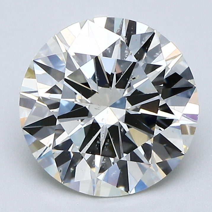 2.41 Carat Round Brilliant Natural Mined Diamond K Color SI2 Clarity With GIA Certificate, natural diamonds, precious stones, engagement diamonds