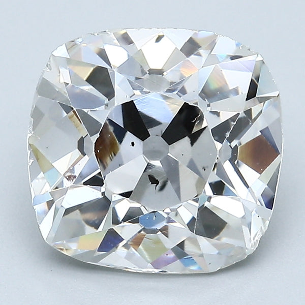 3.92 Carat Old Miner Cut Diamond color H Clarity SI1, natural diamonds, precious stones, engagement diamonds