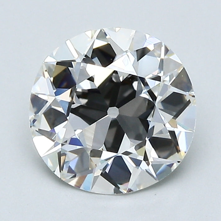 Hand-Cut 1.86 Carat Old European Cut Diamond H-VVS2 with GIA Certificate, natural diamonds, precious stones, engagement diamonds
